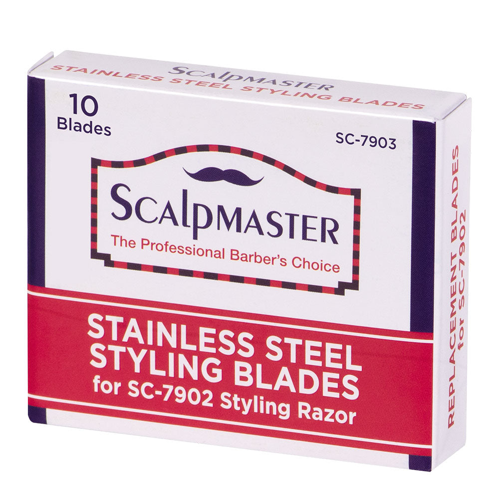 Scalpmaster Replacement Blades for SC-7900 Shaving Razor 10ct