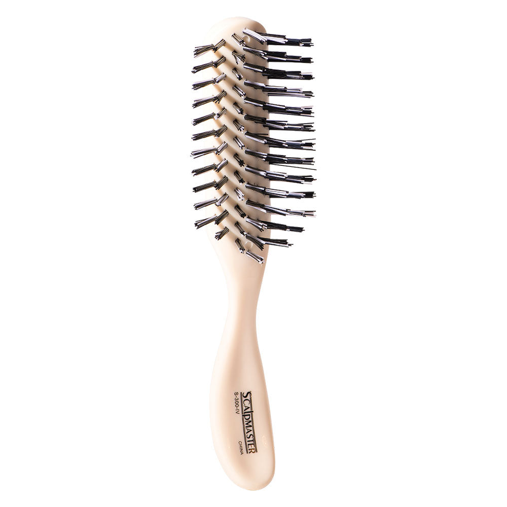 Scalpmaster 7 Row Brush - Ivory