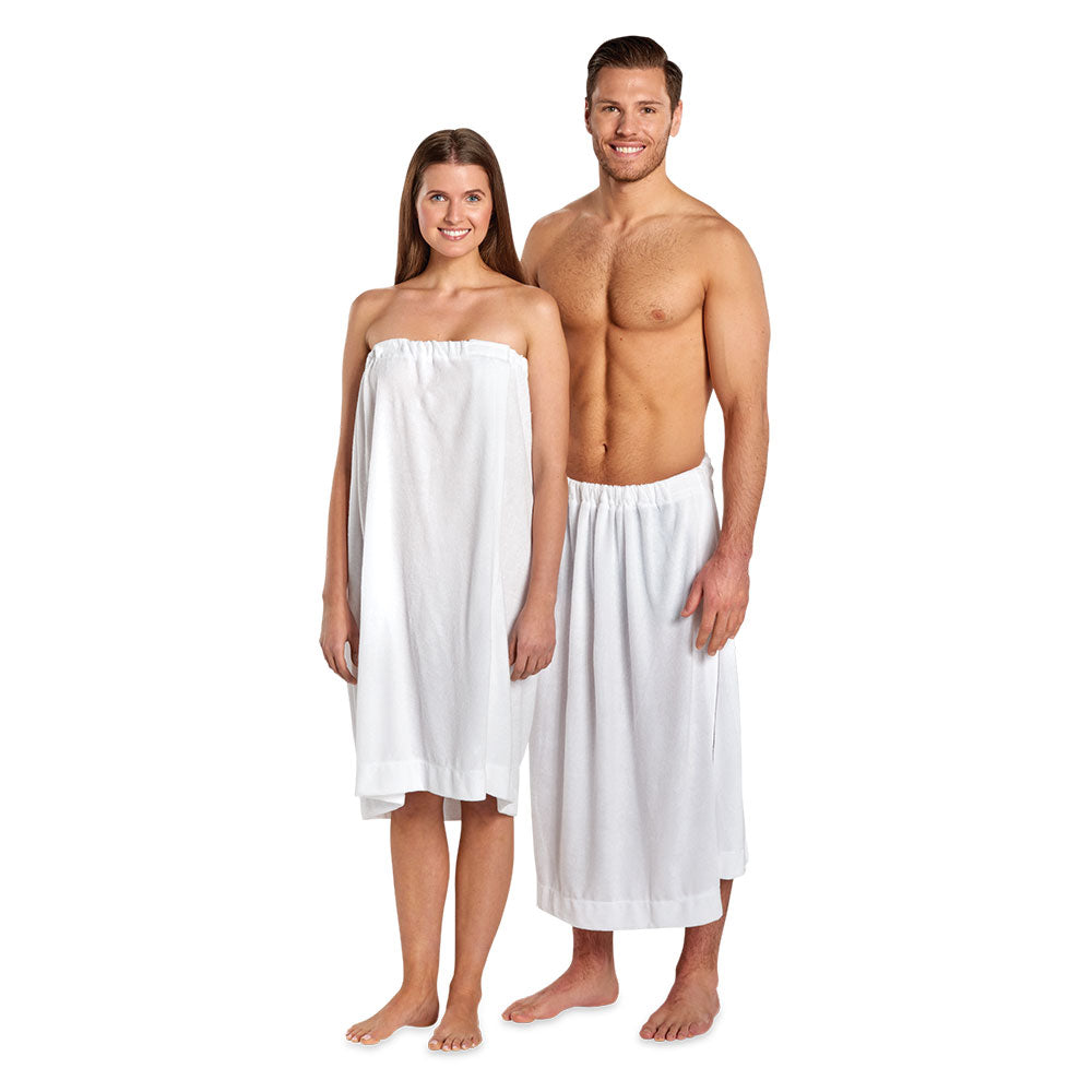 Scalpmaster Terry Cloth Spa Wrap  - White